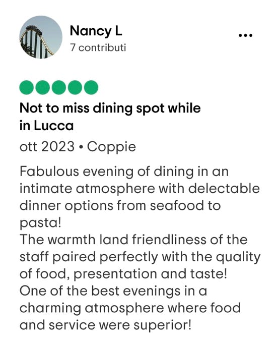 Reviews Antica Locanda dell'Angelo